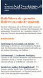 Mobile Screenshot of halb-wissen.de